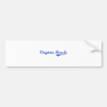 Virginia Beach City Classic Bumper Sticker