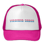 Virginia Beach Ocean Waves Sunset Mesh Hats