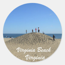 Virginia Beach, Virginia Round Stickers