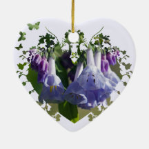 Virginia Bluebells Wildflowers Christmas Ornament