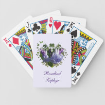 Virginia Bluebells Wildflowers Poker Deck