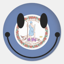 Virginia Smiley Stickers