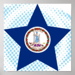 Virginia Star Poster