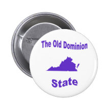 Virginia: The Old Dominion State Pinback Buttons