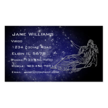 Virgo Horoscope Business Card