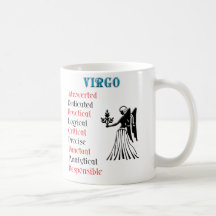 Virgo Horoscope Zodiac Sign Mugs