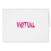 Virtual Pink Greeting Cards
