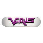 Virus Ivory (Purple) Skateboard Deck