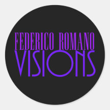 Visions Round Sticker