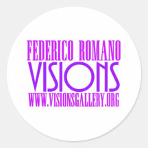 Visions Round Stickers