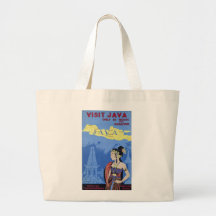 Visit Java Tote Bag