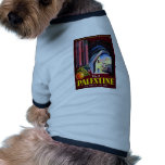 Visit Palestine Holy Land Vintage Travel Art Doggie Tee