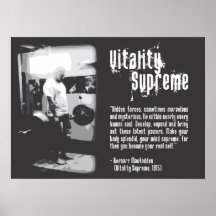 Vitality Supreme - Gym Poster