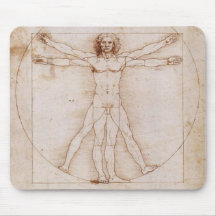Vitruvian Man Mouse Mat