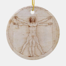 Vitruvian Man Ornaments