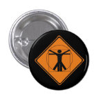 vitruvian man road sign buttons