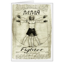 Vitruvian MMA Man Cards