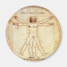 VitruvianMan product line Fridge Magnets