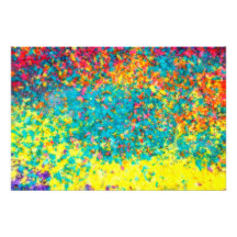 Vivid colours abstract photo art