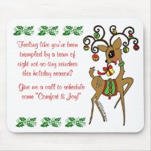 Vixen Client / Patient Christmas Gift Mousemats