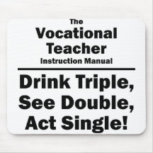 vocational teacher mouse pads