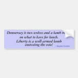Voices of our fathers - Franklin Bumper Stickers