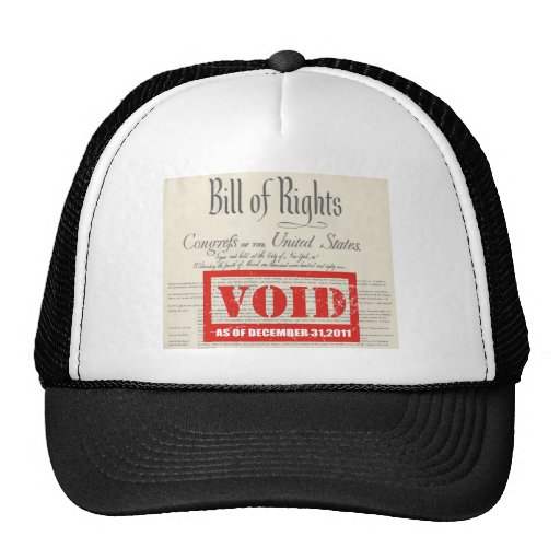 VOIDED BILL OF RIGHTS MESH HAT