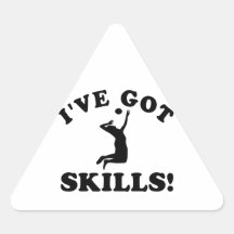 volley ball skills  Vector Designs Sticker