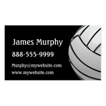 Volleyball Business Cards