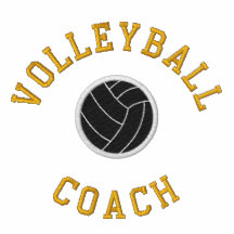 VOLLEYBALL COACH Embroidered Shirt