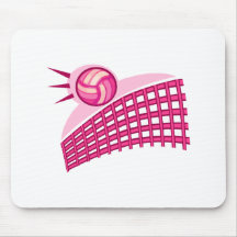 Volleyball & net mousepad