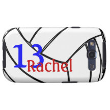 Volleyball with Name Galaxy SIII Covers