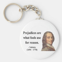 Voltaire Quote 4b Key Chain