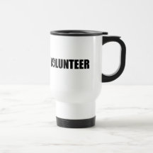 Volunteer (paw print) Travel Mug