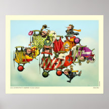 VON RICHTHOFEN'S DREADED FLYING CIRCUS PRINT