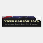 Vote Ben Carson 2016 Campaign Bumper Sticker