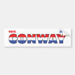 Vote Conway 2010 Elections Red White and Blue Bumper Stickers