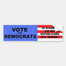 Vote Democrats Bumper Stickers
