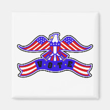 Vote Eagle Refrigerator Magnet