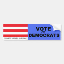 Vote for Democrats Bumper Stickers
