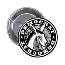 VOTE FOR DEMOCRATS BUTTON