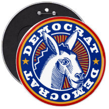 VOTE FOR DEMOCRATS PIN