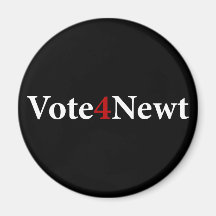 Vote for Newt Refrigerator Magnet