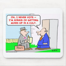 vote mixed cult mouse mat