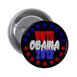 Vote Obama 2012 Button
