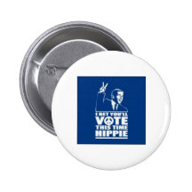 Vote this time hippie pins