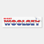 Vote Woolsey 2010 Elections Red White and Blue Bumper Sticker