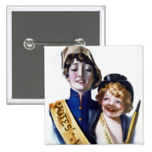 Votes for Women - Women's Suffrage, 1915 Pin