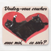 voulez-vous coucher mousemat