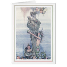 W. H. Robinson - The Little Mermaid Greeting Card